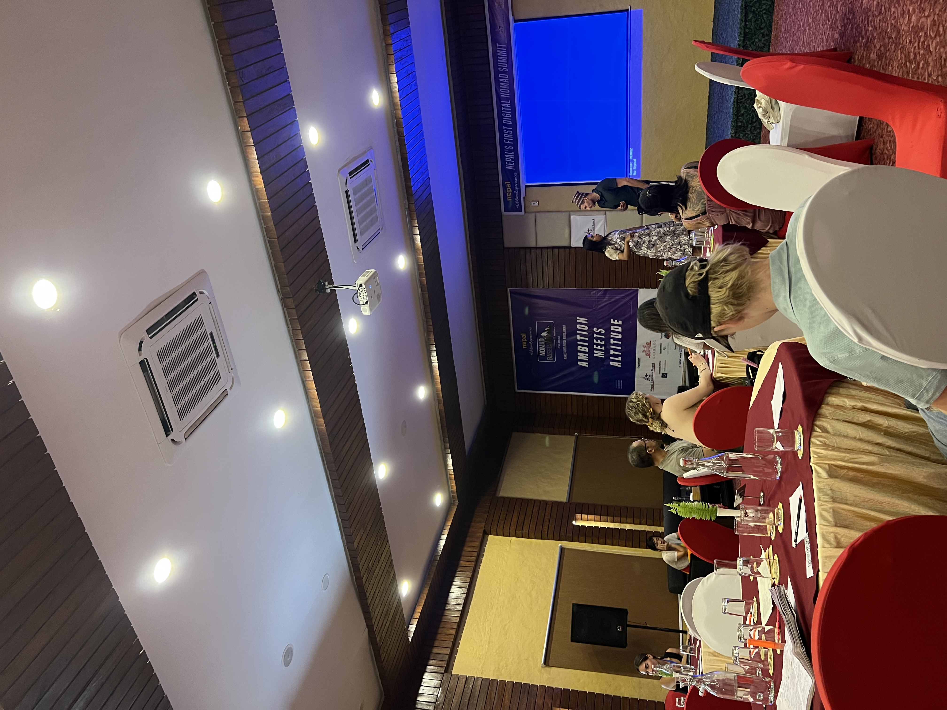 Nomad Basecamp Nepal 2025 at Bar Peepal Resort with Himalayan backdrop